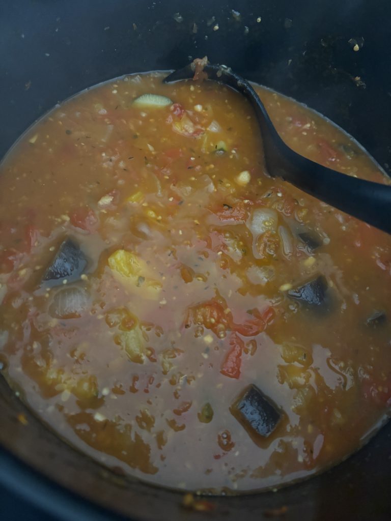 Multi-Cooker Ratatouille-Style Vegetable Stew